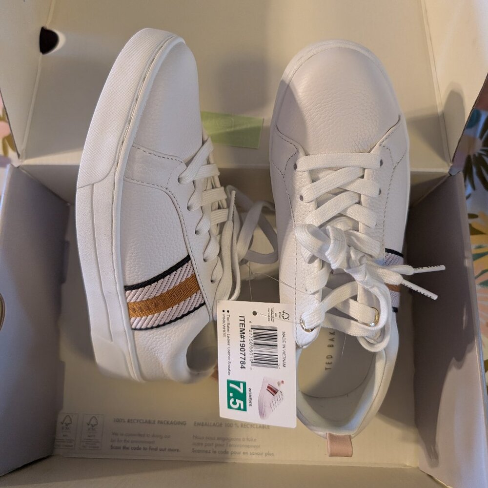 NWT Women's Ted Baker Bailey Icon Sneaker Sz 7.5 - Picture 4 of 8